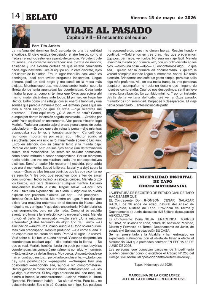 Viaje al Pasado — Capítulo VIII